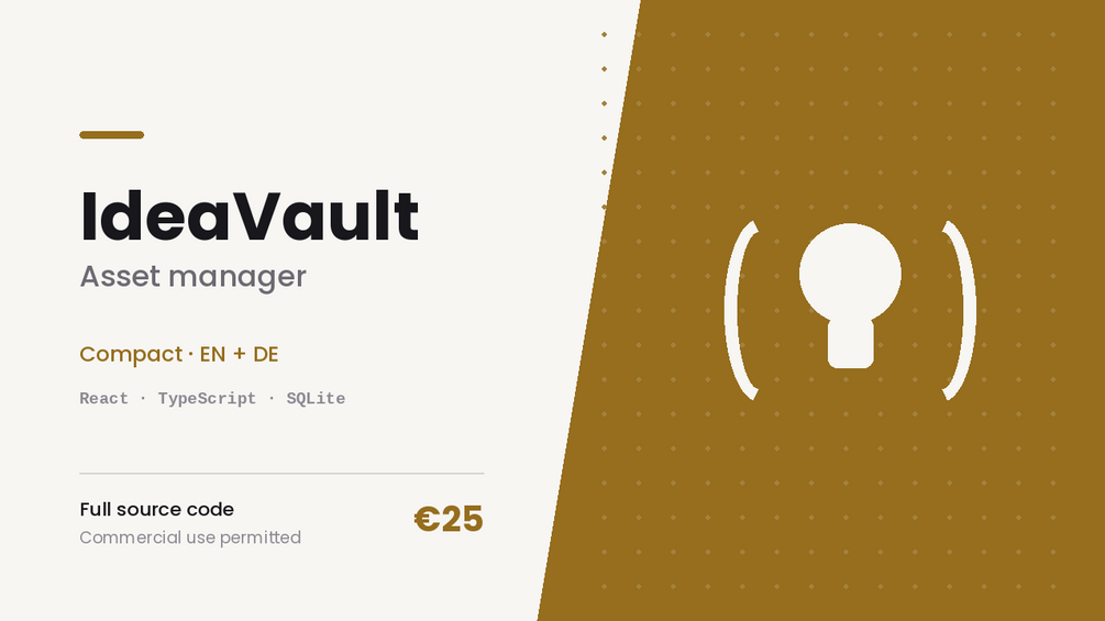 IdeaVault – digitales Produkt von Marco Loos