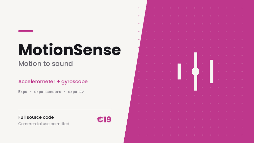 MotionSense – digitales Produkt von Marco Loos