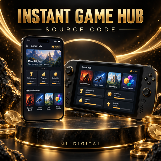 Instant Game Hub - Incremental Game Source Code