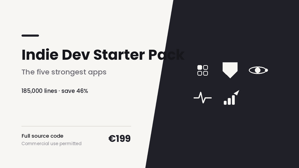 Indie Dev Starter Pack – digitales Produkt von Marco Loos